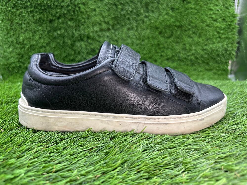 Rag & Bone Kent Velcro Low W2558609N Sneaker Women's 7.5 Black Leather Comfort